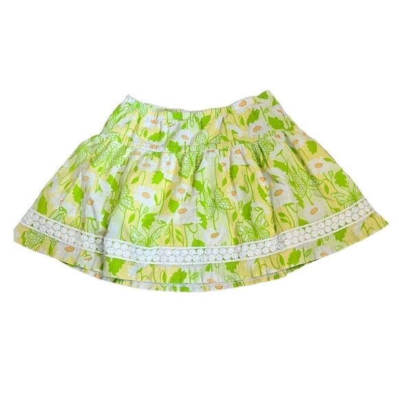 Lilly Pulitzer Other - Kid's Vintage Lilly Pulitzer Lime Green & Yellow Daisy Print Skirt